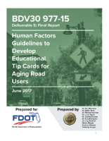 Human Factors Guidelines to Develop Educational Tip Cards for Aging Road Users Final Report