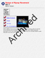 Design of Riprap Revetment