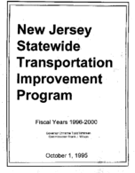 New Jersey Statewide Transportation Improvement Program Fiscal Years 19962000