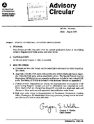 AC 0044AA Status of Federal Aviation Regulations