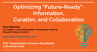 Optimizing FutureReady Information Curation and Collaboration