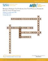 Biological Hydrogen Gas Production from Food Waste as a Sustainable Fuel for Future Transportation