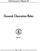CAM 43 General Operation Rules 1957