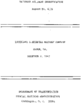 Interstate Commerce Commision Report of the Accident  Investigation Occuring on the LOUISIANA AND ARKANSAS RAILWAY COMPANY ESSEN LA