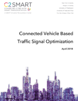 Connected Vehicle Based Traffic Signal Optimization