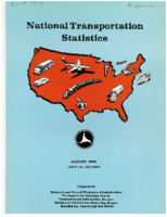 National Transportation Statistics NTS Annual Report 1979