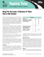 Drug Per Se Laws A Review of Their Use in the States Traffic Tech