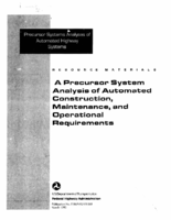 A precursor system analysis of automated construction maintenance and operational requirements  resource materials