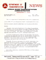 Department of Transportation News Urban Mass Transportation Administration DOT 6471