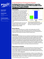 Developing Data Sources and Standards for Supporting Arterial TSMO Implementation of the Statewide Arterial Management Program STAMP Summary