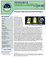 Evaluation of Nondestructive Test Pilot Projects Research Project Capsule 232B