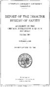 Interstate Commerce Commision Report of the Accident  Investigation Occuring on the CHICAGO BURLINGTON AND QUINCY RAILROAD NAPIER MO