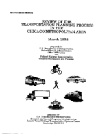 Review of the transportation planning process in the Chicago metropolitan area