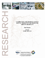 Calibrating the future highway safety manual predictive methods for Oregon state highways