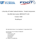 University of Florida Testbed Initiative  Transit Components Bus Bike Rack System BDV31977113