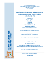 Development of LongTerm Aging Protocol for Implementation of the Illinois Flexibility Index Test IFIT