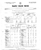 Traffic Volume Trends April 1964