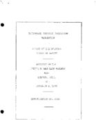 Interstate Commerce Commision Report of the Accident  Investigation Occuring on the DENVER AND SALT LAKE RAILWAY SULPHUR CO