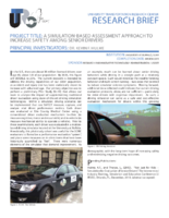 A simulationbased assessment approach to increase safety among senior drivers  research brief