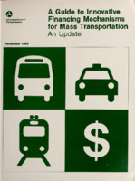 A Guide to Innovative Financing Mechanisms for Mass Transportation An Update