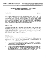 Armorform articulating block mat erosion control system  research notes