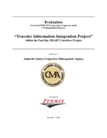 Evaluation of a Funded FY00 ITS Integration Component of the ITS Deployment Program Traveler Information Integration Project Within the East Bay SMART Corridors Project