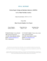 Diesel Glycerin Emulsion Fuel Project