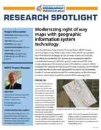 Modernizing Right of Way Maps with Geographic Information System Technology Brief