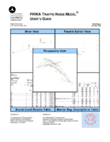 FHWA traffic noise model version 10  users guide