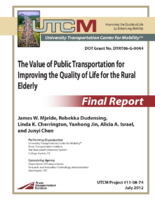 The value of public transportation for improving the quality of life for the rural elderly