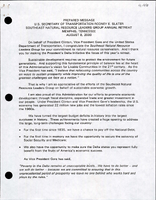 Secretary of Transportation Rodney Slater Speeches August 2000