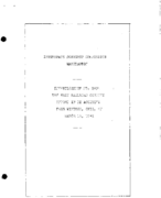 Interstate Commerce Commision Report of the Accident  Investigation Occuring on the ERIE RAILROAD WINDHAM OH