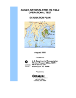 Acadia National Park ITS Field Operational Test Evaluation Plan