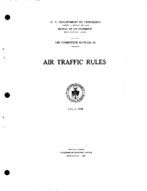 CAM 60 Air Traffic Rules 1938