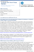 Air Quality and Climate Change Highlights AugustSeptember 2016