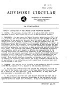 AC 2119 Installation of Used Engines in New Production Aircraft