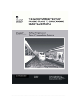 The aerodynamic effects of passing trains to surrounding objects and people