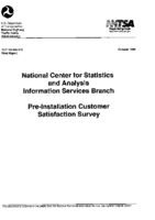 Preinstallation customer satisfaction survey