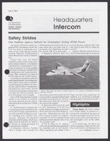 FAA Headquarters Intercom JulyDecember 1994