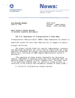 Mass Transit Grants Awarded to Support Projects Nationwide