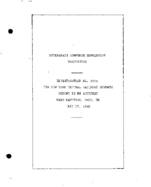 Interstate Commerce Commision Report of the Accident  Investigation Occuring on the NEW YORK CENTRAL RAILROAD HARTFORD OH