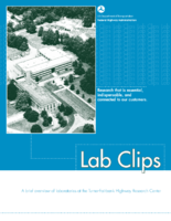 Lab Clips A brief overview of laboratories at the TurnerFairbank Highway Research Center