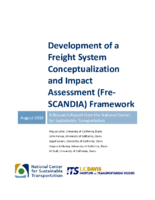 Development of a Freight System Conceptualization and Impact Assessment FreSCANDIA Framework