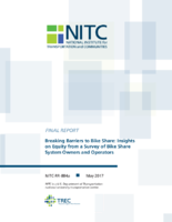 Breaking Barriers to Bike Share Insights on Equity from a Survey of Bike Share System Owners and Operators