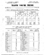 Traffic Volume Trends December 1957