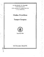 CAM 4b Airplane Airworthiness Transport Categories 1954