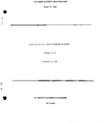 Interstate Commerce Commision Report of the Accident  Investigation Occuring on the GULF MOBILE AND OH RAMER TN