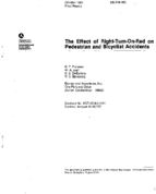 The Effect of RightTurnonRed on Pedestrian and Bicyclist Accidents