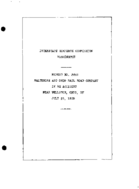 Interstate Commerce Commision Report of the Accident  Investigation Occuring on the BALTIMORE AND OHIO RAILROAD COMPANY WELLSTON OH