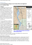 Considering Climate Change in the PortlandMilwaukie Light Rail Environmental Study